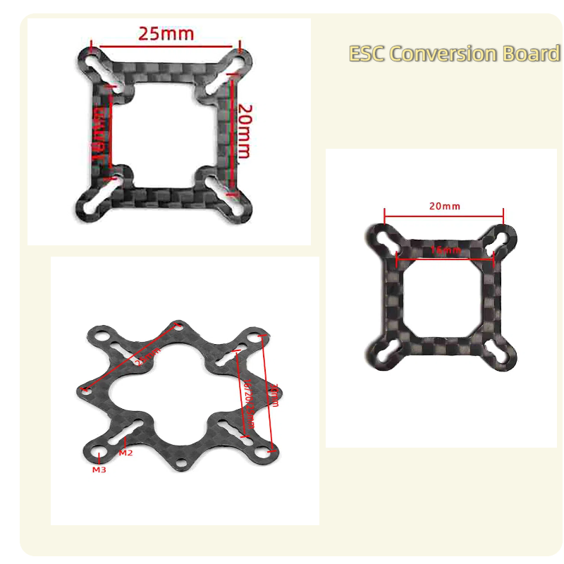 Drone Racing Esc - 1Pcs 3Size M3 M2 Flight Controller