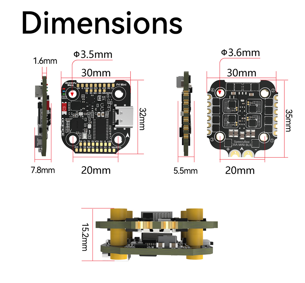 F405 MINI SpeedyBee F405 Mini  - Drone Racing Esc review and price